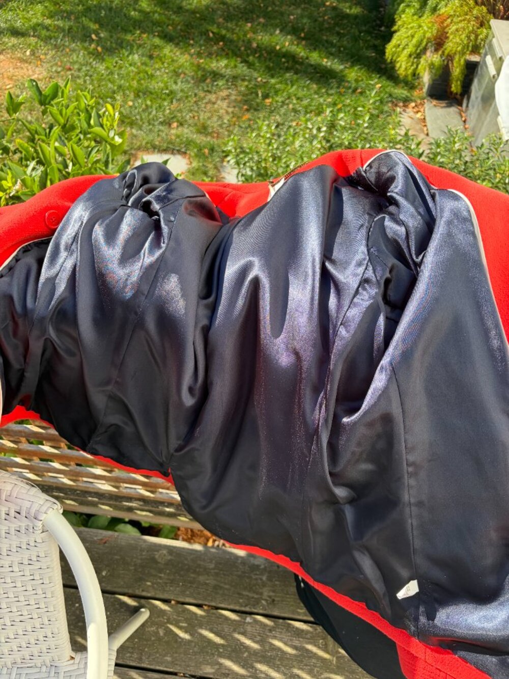 Charming Red Peacoat - Picture 6 of 6